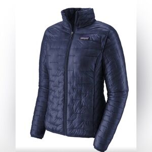 Patagonia Women's Micro Puff Size XS Jacket NAVY